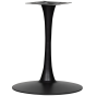 Bistro trompetvoet metaal 72xø60 cm - zwart