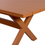 Delta picknick tuintafel 220x100 cm aluminium - terra