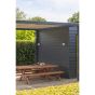 Delta picknick tuintafel 220x100 cm aluminium - terra