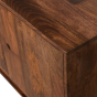 Staes dressoir 4-deurs mangohout - walnoot