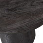 Maan salontafel mdf 50xø40 cm - donkerbruin