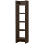 Timo open kast mdf 195x50x40 cm -  donkerbruin
