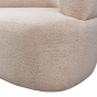 Boris fauteuil bouclé - warm zand