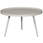 Mesa bijzettafel xl 39xø78 cm hout - zand