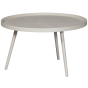 Mesa bijzettafel xl 39xø78 cm hout - zand