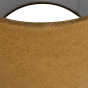 Loft vloerlamp metaal/bouclé 130xø30 cm - bruin/oranje