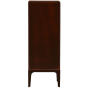 Merge ladekast 6 lades hout - bruin/rood