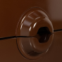 Merge ladekast 6 lades hout - bruin/rood