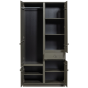 Alfie kledingkast small 107 cm - grenen forest
