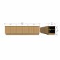 Zuma tv-meubel 200 cm eiken - naturel