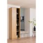 Zuma hoge kast 67 cm eiken - naturel