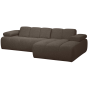 Mojo chaise longue rechts bouclé