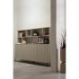 New gravure wandkast - grenen dust