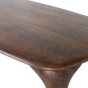 Fiore eettafel 190x95 cm mangohout - donkerbruin