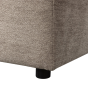 Tibas chaise longue links geweven stof - zand