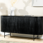Nauvoo dressoir 165cm zwart van het woonmerk Vurna