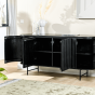 Nauvoo dressoir 165cm zwart van het woonmerk Vurna