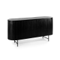 Nauvoo dressoir 165cm zwart van het woonmerk Vurna