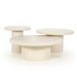 Jade bijzettafel ø66 cm - beige