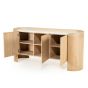 Don dressoir 165 cm - naturel/marmer