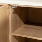 Don dressoir 165 cm - naturel/marmer