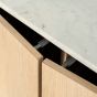 Don dressoir 165 cm - naturel/marmer
