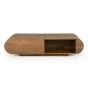 King salontafel mangohout - bruin