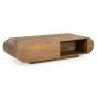 King salontafel mangohout - bruin
