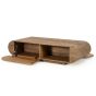 King salontafel mangohout - bruin
