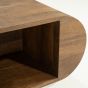 King salontafel mangohout - bruin