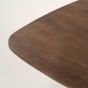 Aron eettafel 80x80 cm - bruin