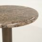 Luigi bijzettafel ø45 cm - bruin