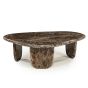 Devin salontafel 100x85x31 cm - bruin