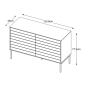 Alec dressoir 120 cm