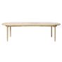 Leif eiken eettafel - 100 x 190 cm - naturel