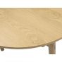 Leif eiken eettafel - 100 x 190 cm - naturel