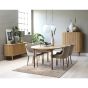 Leif eiken eettafel - 100 x 190 cm - naturel