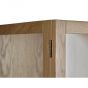 Alrik eiken vitrinekast - 140 cm - naturel
