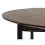 Magnus ronde eiken eettafel - Ø120 cm - espresso