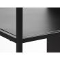 Sigurd metalen dressoir - 2 deurs - 100 cm - zwart