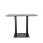 Restaurant/Bartafel 120x70x92 cm - sloppy edge - zwart
