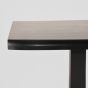 Restauranttafel 70x70x74 cm - tree edge - zwart