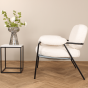 Amy fauteuil - ivoor