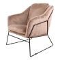 Antonio fauteuil velvet champagne - OUTLET B