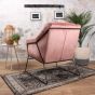 Antonio fauteuil velvet roze - OUTLET B