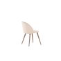 Zako eetkamerstoel - met naturel poot - velvet - beige