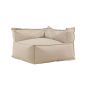 Noura lounge bank hoek - beige