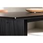 Tiko rechthoekige eettafel - 200 x 100 cm - zwart