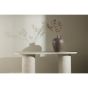 Morel ovale sidetable - 130 cm - marmerlook