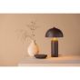 Lexa ronde  tafellamp - spraytone - bruin